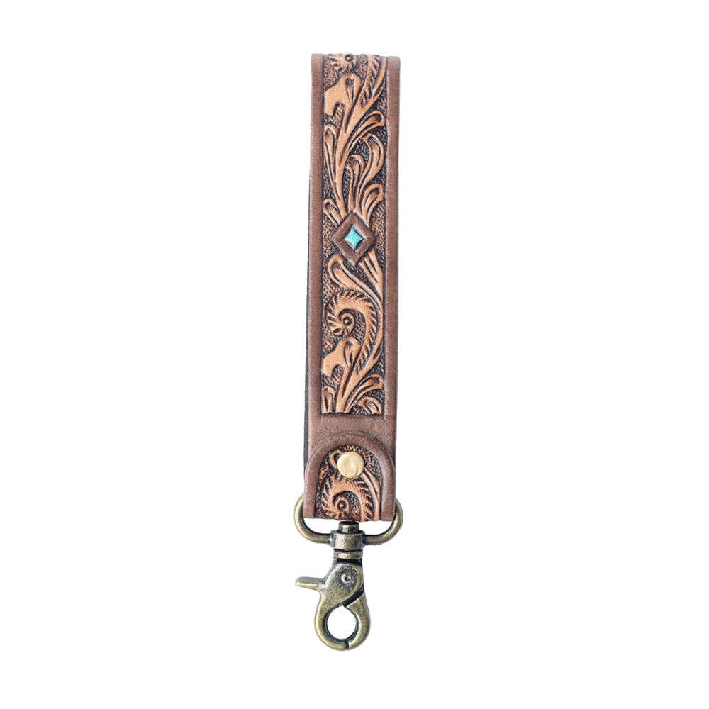Myra Key Chain Turq. Diamond