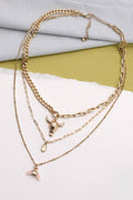 Bull Horn Stacked Necklace