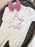Baby Romper Only - Baby Sister Pink