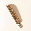 Myra Key Chain tan&whi