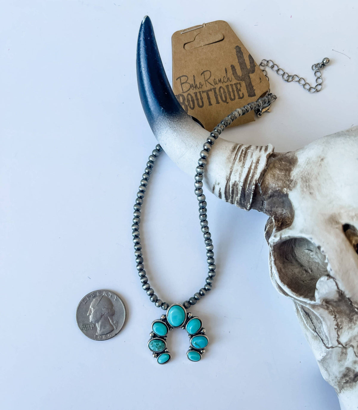 Squash Blossom Choker Pendant Necklace