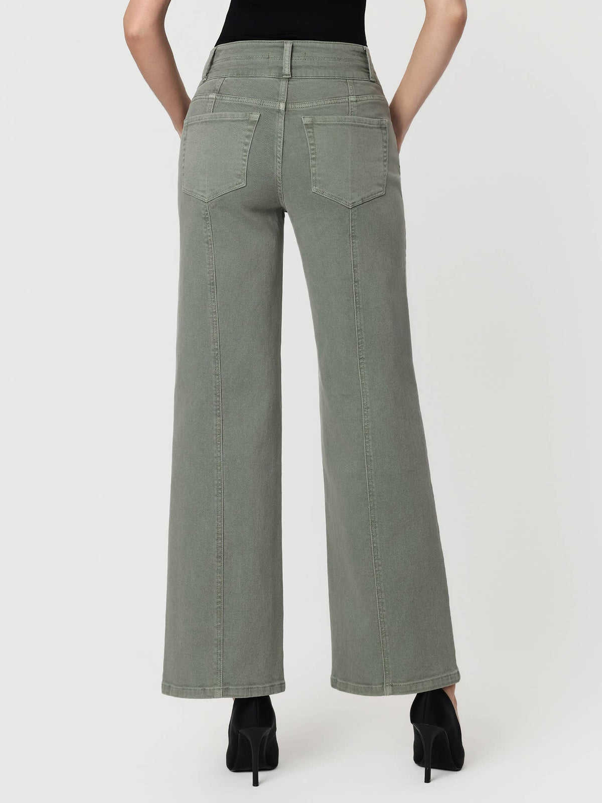 Flying Monkey SUPER HIGH RISE DOUBLE WB 2 BUTTONS WIDE LEG