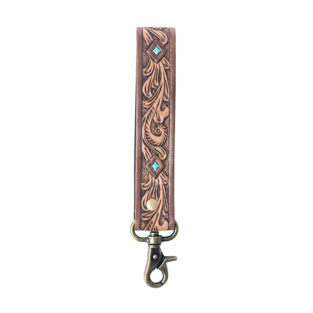 Myra Key Chain Turq. Diamond