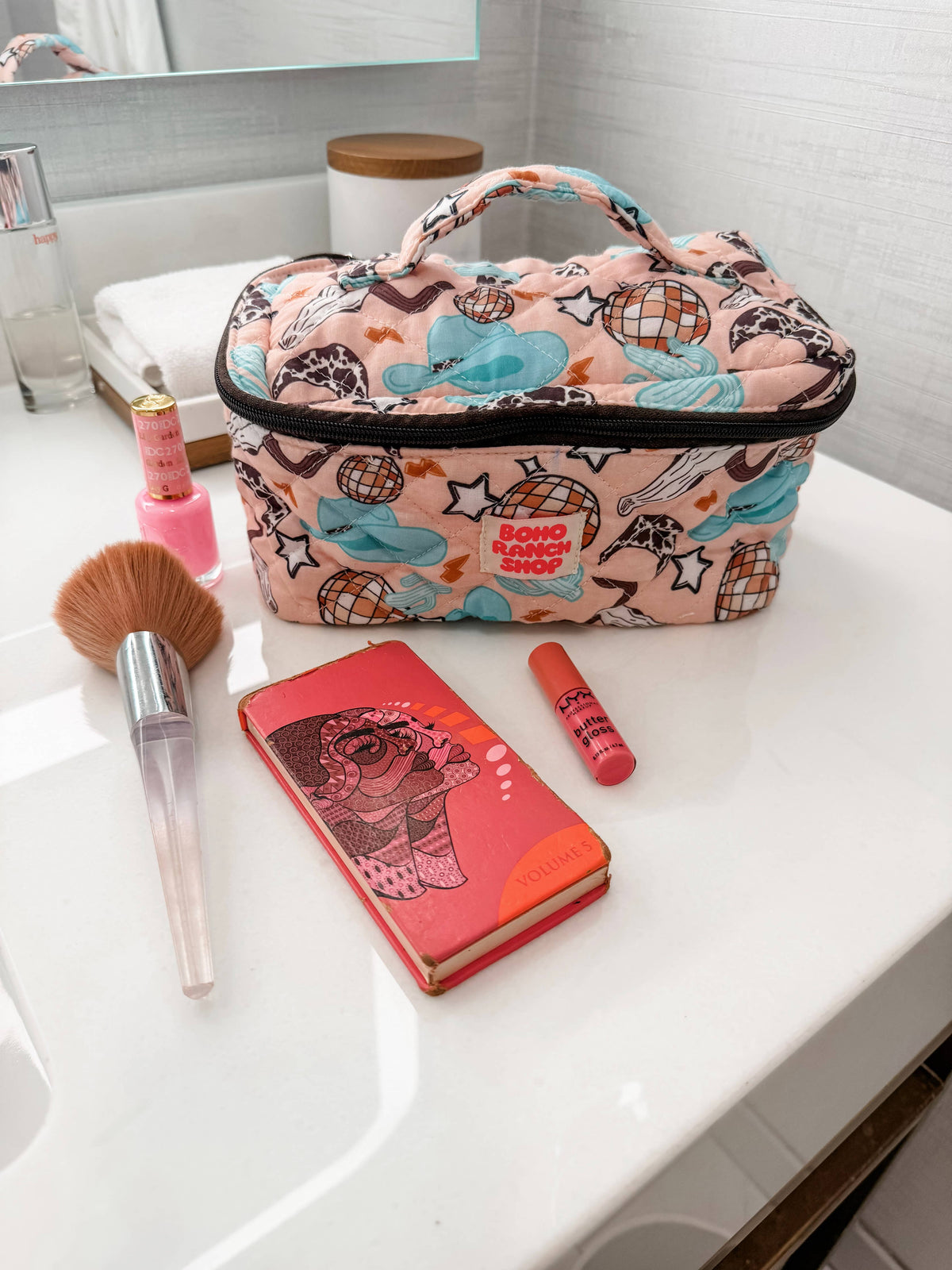 Cowgirl Cosmetic Bag