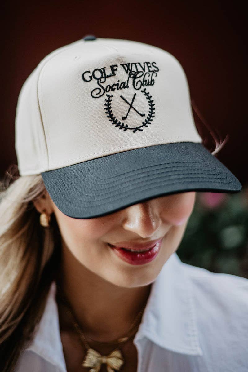 Golf Wives Social Club Two-Toned Fitted Hat