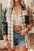 Plaid Button-Up Shacket