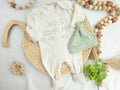 Baby Romper Only Jesus Loves Me -Blue/Green