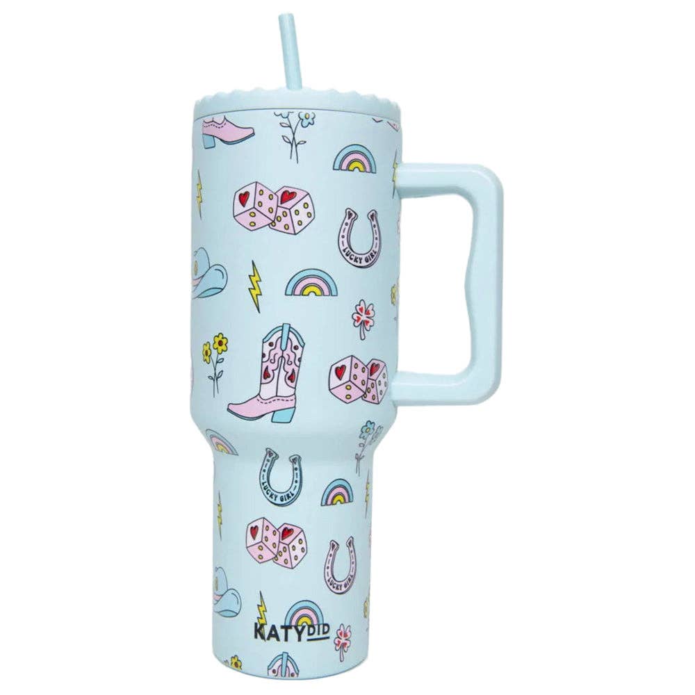 Lucky Girl Western Tumbler
