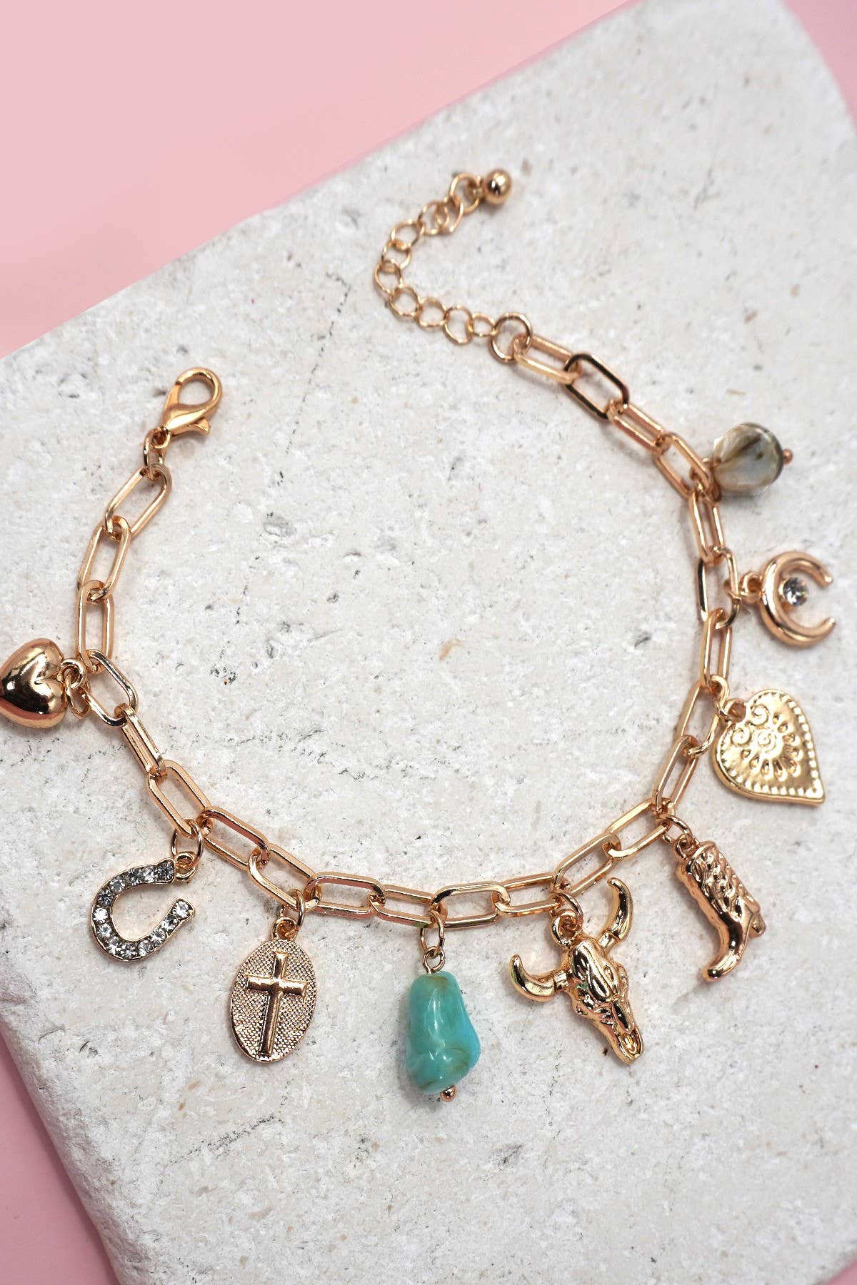 Bullhead Charm Bracelet