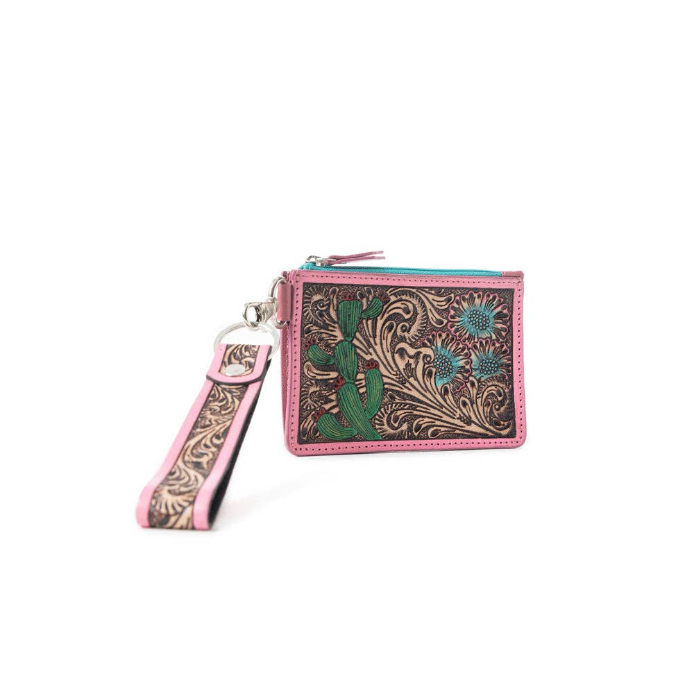 Myra Pink Cactus Card Holder
